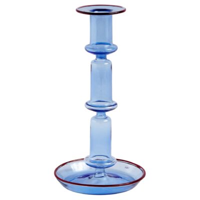 Hay ljusstake tall, ljusblå