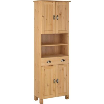 Highboard & skåpsbyrå Loft24 Förvaringsskåp Toscana Medium Colored Wood -