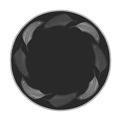 Homefesto Matta 60 cm Rund - Multifärgad