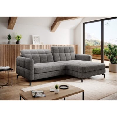 Hörnsoffa Eltap Lorelle 225x160x105 cm - Berlin 01, Grå, Höger