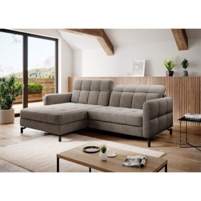 Hörnsoffa Eltap Lorelle 225x160x105 cm - Berlin 03, Beige, Vänster