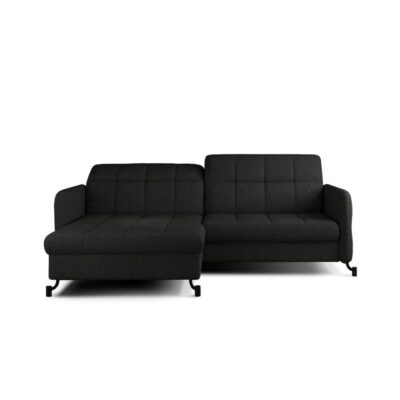 Hörnsoffa Eltap Lorelle 225x160x105 cm - Inari 100, Svart, Vänster