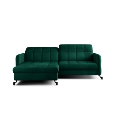 Hörnsoffa Eltap Lorelle 225x160x105 cm - Monolit 37, Grön, Vänster