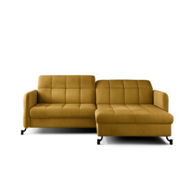 Hörnsoffa Eltap Lorelle 225x160x105 cm - Monolit 48, Gul, Höger