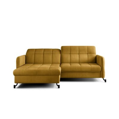 Hörnsoffa Eltap Lorelle 225x160x105 cm - Monolit 48, Gul, Vänster