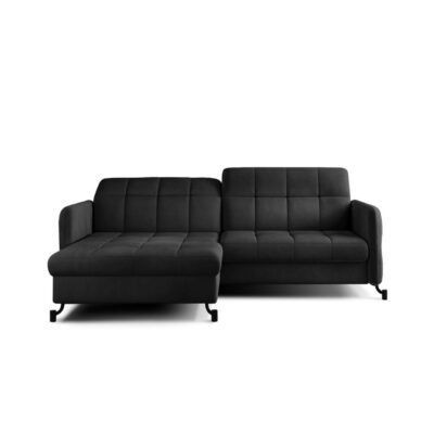 Hörnsoffa Eltap Lorelle 225x160x105 cm - Monolith 97, Mörkgrå, Vänster