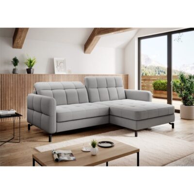 Hörnsoffa Eltap Lorelle 225x160x105 cm - Omega 02, Grå, Höger