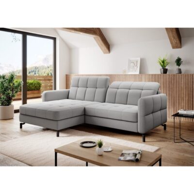 Hörnsoffa Eltap Lorelle 225x160x105 cm - Omega 02, Grå, Vänster