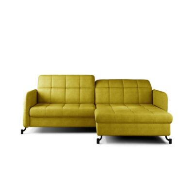 Hörnsoffa Eltap Lorelle 225x160x105 cm - Omega 68, Gul, Höger