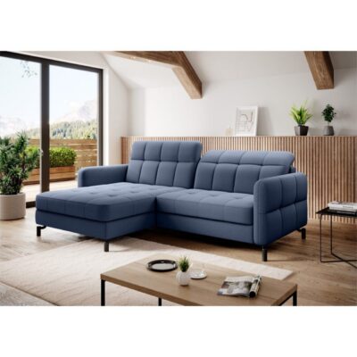 Hörnsoffa Eltap Lorelle 225x160x105 cm - Omega 86, Blå, Vänster