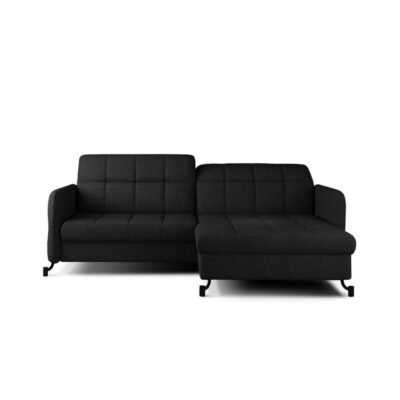 Hörnsoffa Eltap Lorelle 225x160x105 cm - Sawana 14, Svart, Höger