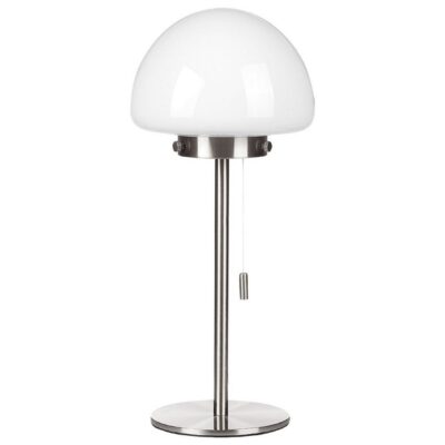 Icaria Bordslampa 39 cm E27 - Silver/Vit