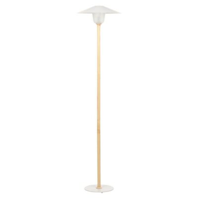 Imbros Golvlampa 153 cm - Ljus trä/Vit