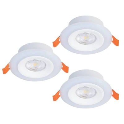 Infälld Lampa Eglo Calonge RGB 3 st Vit - Vit