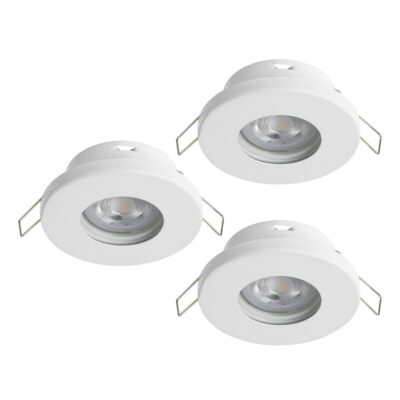 Infälld Lampa Favazzina 85 mm set med 3 - Vit