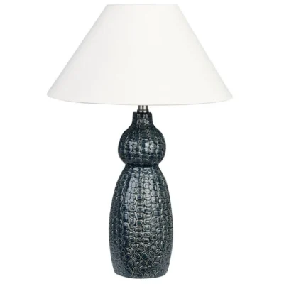 Kastellorizo Bordslampa 60 cm E27 - Mörkblå/Vit