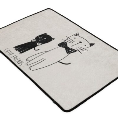 Koneko Matta Oval 60x90 cm - Flerfärgad/Sammet