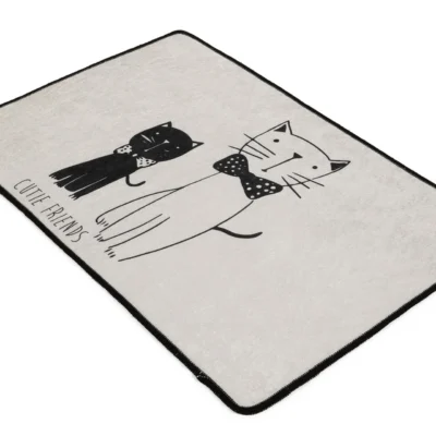 Koneko Matta Oval 60x90 cm - Flerfärgad/Sammet