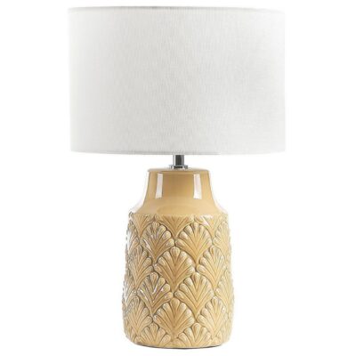 Koronis Bordslampa 43 cm E27 - Beige/Vit