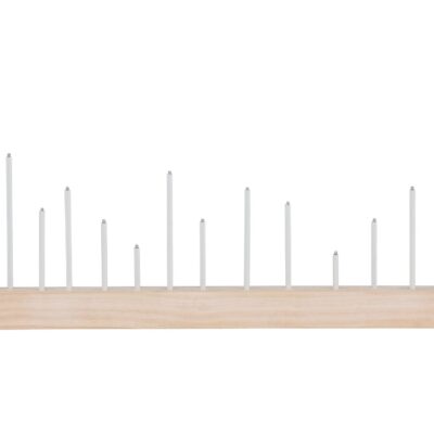 Kungsberget Adventsljusstake 24 cm Whitewash -