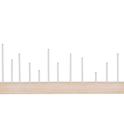 Kungsberget Adventsljusstake 24 cm - Whitewash