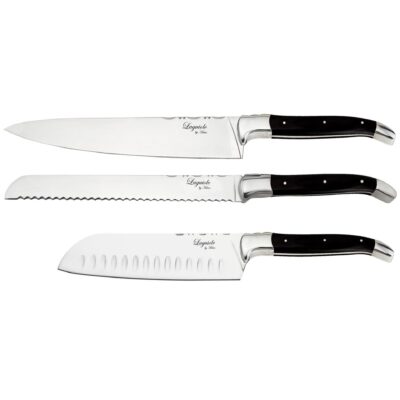 Laguiole by haws Knivset 3 delar, Black Wood