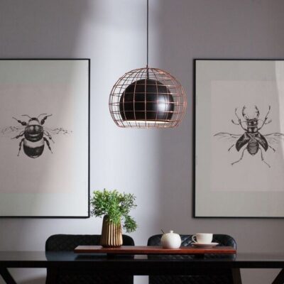 Liri Taklampa 31 cm - Svart