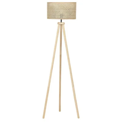 Makronisos Golvlampa 150 cm - Ljus trä
