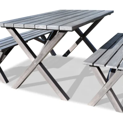 Matgrupp Utomhus Scottsdale 150 cm + 4 Kungshamn Stol Shabby Chic - KWA