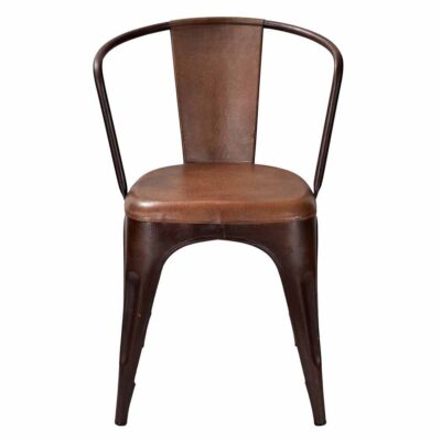 Matstol Living Rost med läder Trademark Living