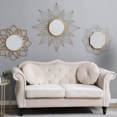 Milly Spegel 67 cm - Guld