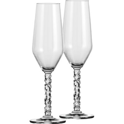 Orrefors Carat Champagneglas 2 st