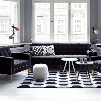 Owens Golvlampa 130 cm - Svart