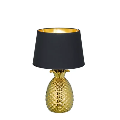 PINEAPPLE Bordslampa Guld/Svart - Guld/Svart