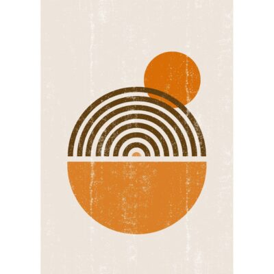 Poster Hathor 50x70 cm - Beige