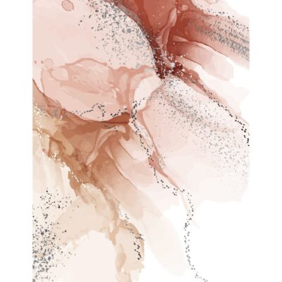 Poster Splash 50x70 cm - Ljusrosa