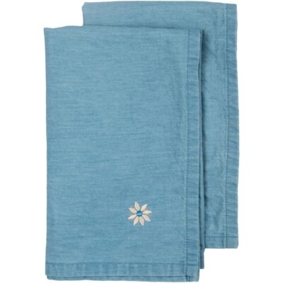 Sagaform Eden Denim servett 2-pack, blå