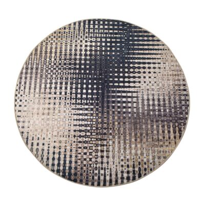 Samruna Matta Rund 140 cm - Flerfärgad/Sammet