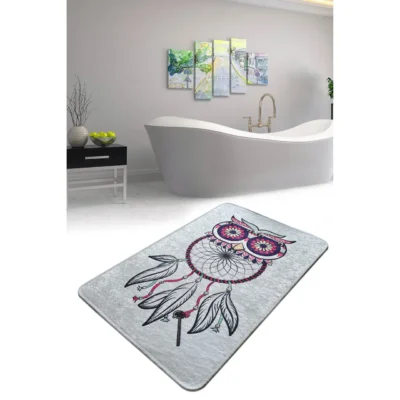 Sanjati Matta 60x90 cm - Flerfärgad/Sammet