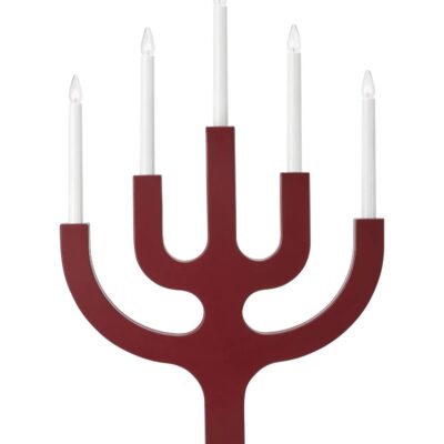 Sapin Adventsljusstake Röd 65 cm