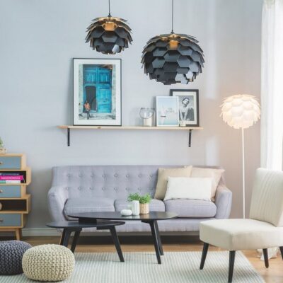 Segre Taklampa 40 cm - Svart