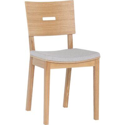Simple Stol Trä/Natur/Grå - VOX