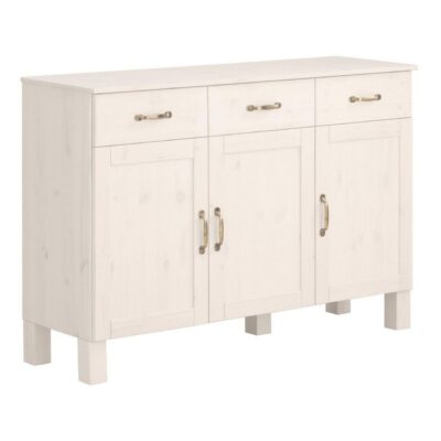 Skänk Alby 125x38x85 cm, Vit - 125x38x85 cm, Vit