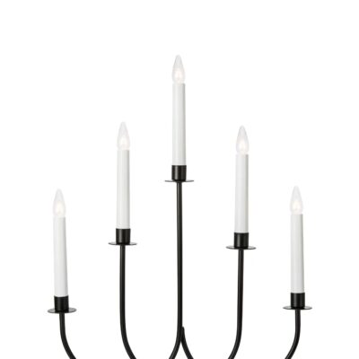 Soro Adventsljusstake Svart