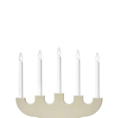 Spira Adventsljusstake Greige 35 cm