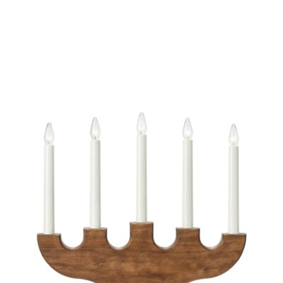 Spira Adventsljusstake Mörkbrun 35 cm