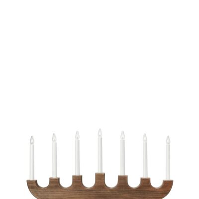 Spira Adventsljusstake Mörkbrun 60 cm