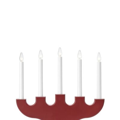Spira Adventsljusstake Röd 35 cm