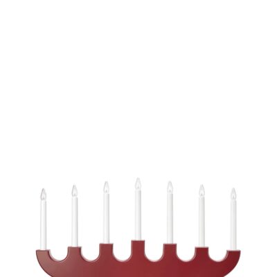 Spira Adventsljusstake Röd 60 cm