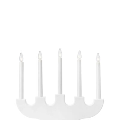 Spira Adventsljusstake Vit 35 cm